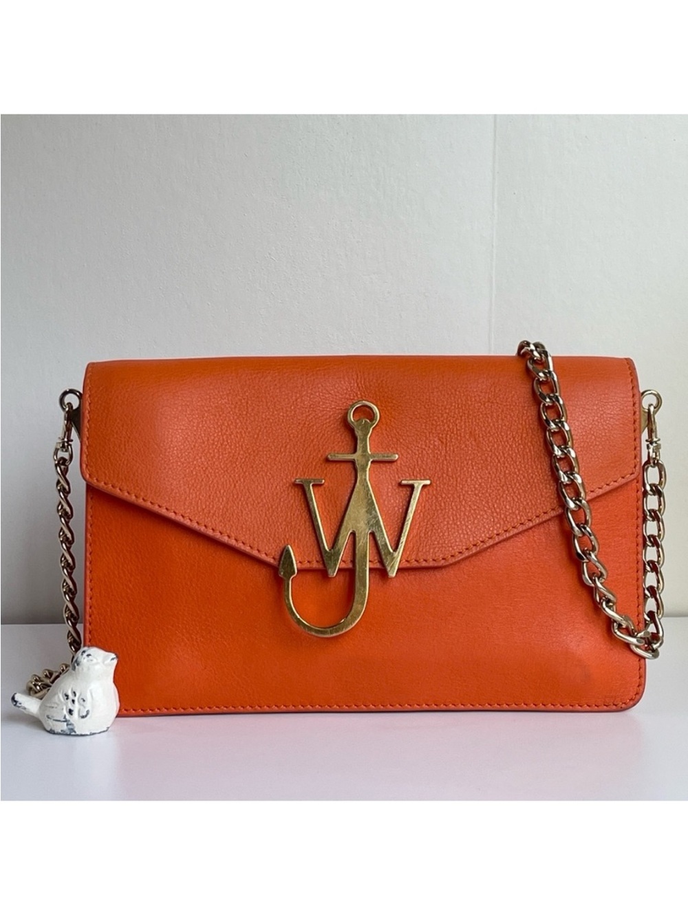 JW ANDERSON Logo Leather Crossbody Bag